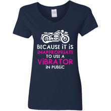 Load image into Gallery viewer, G500VL Ladies' 5.3 oz. V-Neck T-Shirt