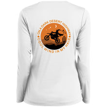 Load image into Gallery viewer, Dark Desert Highway Biker Witch Ladies Ladies’ Long Sleeve V-Neck Tee
