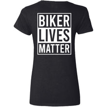 Load image into Gallery viewer, Bikers Lives Matter V-Neck Women's Tees