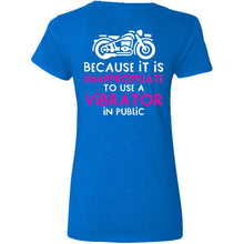 Load image into Gallery viewer, "Because It's Inappropriate To..." V-Neck Tees