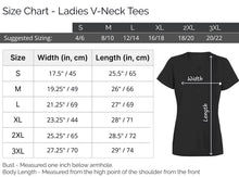 Load image into Gallery viewer, Biker Sisterhood VIP Club Patch V-Neck Tee #1 (Mixed Logos)