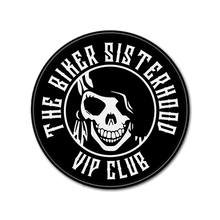 Load image into Gallery viewer, Biker Sisterhood VIP Club Member Circle Patch