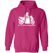Load image into Gallery viewer, "Yes, I'm One of Those Girls" - Sportbike Hoodie