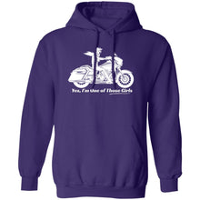Load image into Gallery viewer, "Yes, I'm One of Those Girls" - HD Biker Girl Hoodie