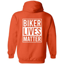 Load image into Gallery viewer, Biker Sisterhood VIP Club Biker Lives Matter Hoodie (2 Logo Front &amp; Back)