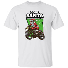 Load image into Gallery viewer, Cool Biker Santa Short Sleeve Tee