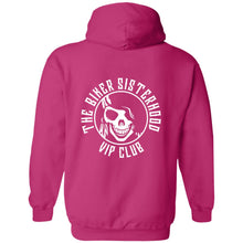 Load image into Gallery viewer, Biker Sisterhood VIP Club Member Hoodie (Logos Front &amp; Back)