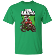 Load image into Gallery viewer, Cool Biker Santa Short Sleeve Tee