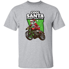 Load image into Gallery viewer, Cool Biker Santa Short Sleeve Tee