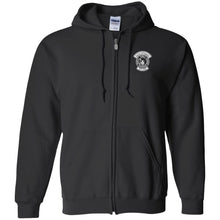 Load image into Gallery viewer, Biker Sisterhood VIP Club Patch Zippered Hoodie Jacket (Logos Front &amp; Back)