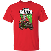 Load image into Gallery viewer, Cool Biker Santa Short Sleeve Tee