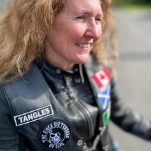 Load image into Gallery viewer, Biker Sisterhood VIP Club Member Circle Patch