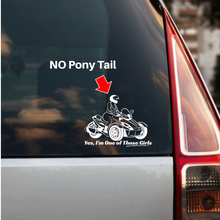 Load image into Gallery viewer, "Yes, I'm One of Those Girls" Can-Am Window Sticker W/O Pony Tail