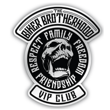 Load image into Gallery viewer, Biker Brotherhood VIP Club Metal Lapel Pin